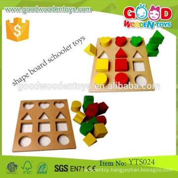 Preschool Toys Game Wooden Educational Shape Board Schooler Toys Intelligent Board Games